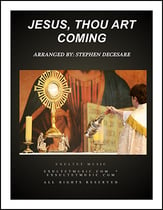 Jesus, Thou Art Coming SATB choral sheet music cover